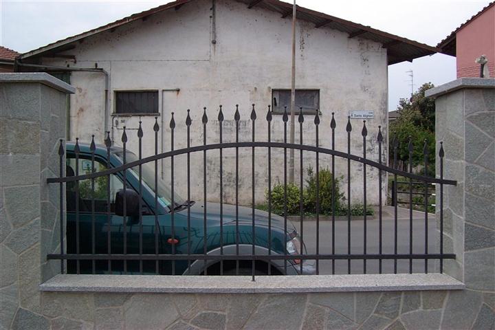 Recinzione in ferro battuto