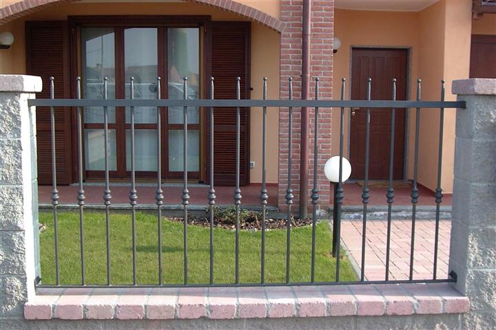 Recinzione in ferro battuto
